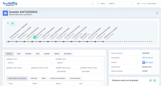 Une capture d'écran de l'application Sydia